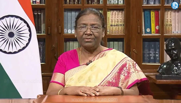 தமிழ் புத்தாண்டை முன்னிட்டு குடியரசுத் தலைவர் திரௌபதி முர்பு வாழ்த்து