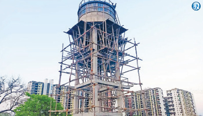 மாம்பாக்கம்-ஊராட்சியில்-குடிநீர்-பிரச்னைக்கு-தீர்வுகாண-மேல்நிலை-நீர்த்தேக்க-தொட்டி