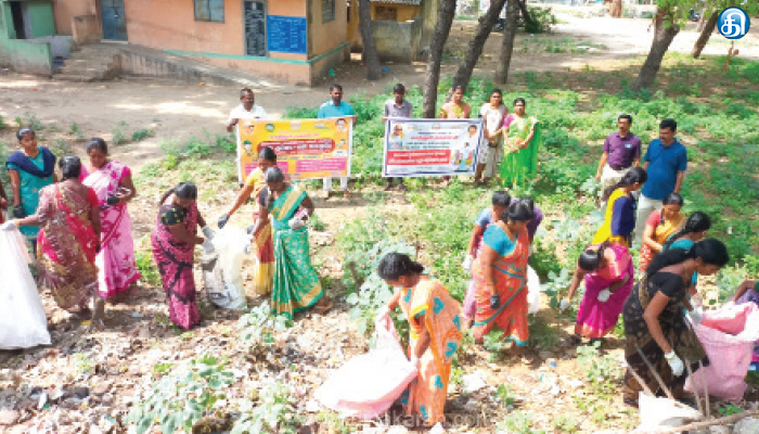சாத்தூர்-நகரில்-ஒட்டுமொத்த-தூய்மை-பணி:-ஒரு-டன்-குப்பைகள்-அகற்றம்