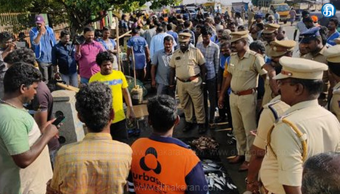 பட்டினப்பாக்கம்–ஆக்கிரமிப்பு கடைகளை அகற்றும் சென்னை மாநகராட்சி!!