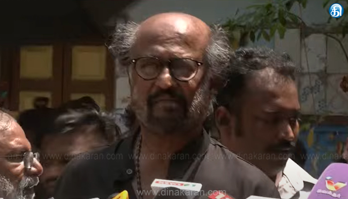 மறைந்த நடிகர் சரத்பாபு உடலுக்கு நேரில் சென்று அஞ்சலி செலுத்தினார் நடிகர் ரஜினிகாந்த்..!!