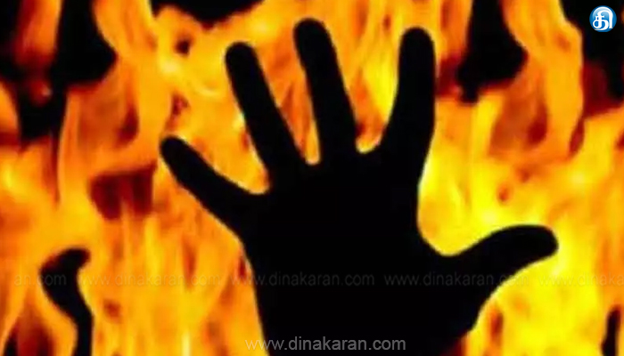 குடியாத்தம் அருகே வீட்டில் தீப்பெட்டிகள் தயாரித்த போது ஏற்பட்ட தீ விபத்தில் பெண் உயிரிழப்பு..!!
