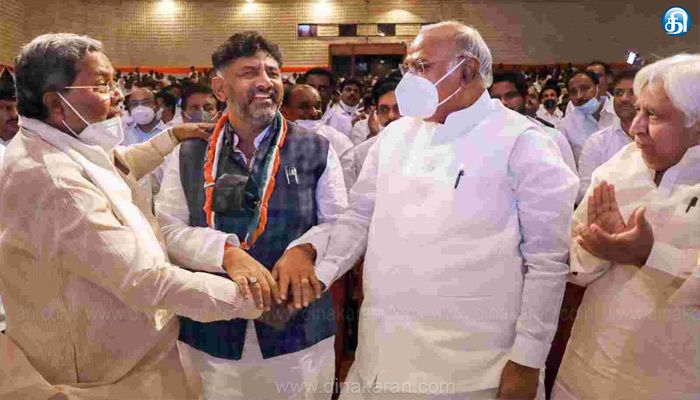 கர்நாடக அமைச்சரவை விரிவாக்கம் தொடர்பாக: காங்கிரஸ் தலைவர் மல்லிகார்ஜூன கார்கேவிடம் இன்று ஆலோசனை