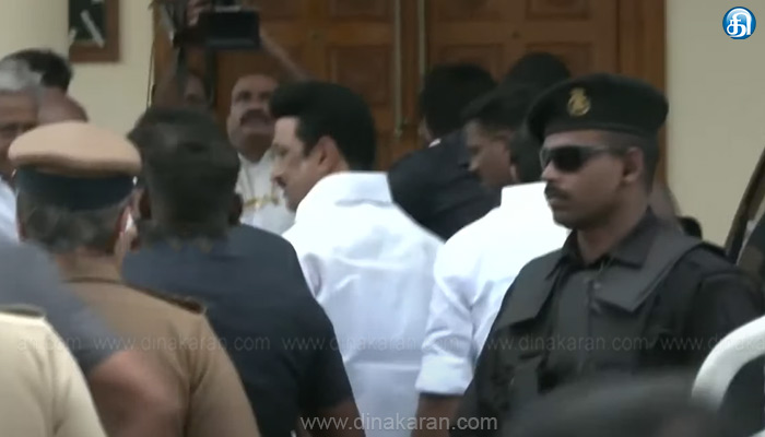 திருவாரூர் அருகே காட்டூரில் அமைக்கப்பட்டுள்ள கலைஞர் கோட்டத்தை நேரில் ஆய்வு செய்தார் முதலமைச்சர் மு.க.ஸ்டாலின்