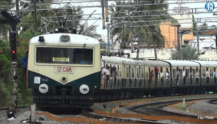 தண்டவாள பராமரிப்பு பணி காரணமாக இன்று முதல் 4 நாட்கள் மின்சார ரயில்கள் பகுதி நேரமாக ரத்து