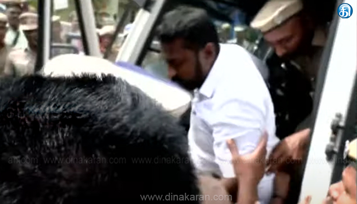 பொய் செய்தி பரப்பியதாக கைது செய்யப்பட்ட பாஜக மாநில செயலாளர் எஸ்.ஜி.சூர்யா நீதிமன்றத்தில் ஆஜர்..!!