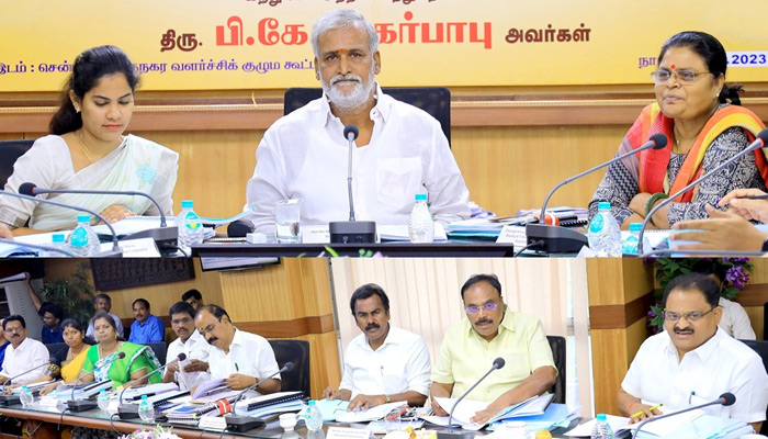 பி.கே.சேகர்பாபு-சென்னைப் பெருநகர வளர்ச்சி குழுமத்தின் 274-ஆவது குழுமக் கூட்டம்