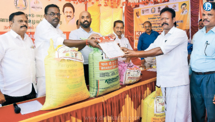 சிறுதானியங்கள் அதிகம் உற்பத்தி செய்து முதல்வரின் கனவை நனவாக்க வேண்டும்: முதல்வரின் கனவை நனவாக்க வேண்டும்