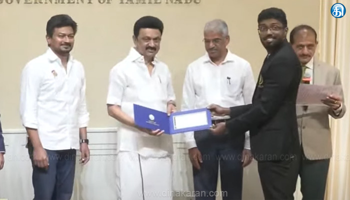 விளையாட்டு வீரர், வீராங்கனைகளுக்கு ஊக்கத் தொகை வழங்கினார் முதலமைச்சர் மு.க.ஸ்டாலின்..!!