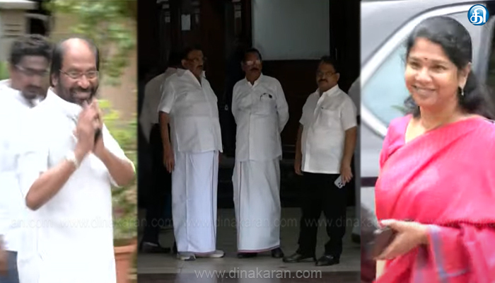 நாடாளுமன்ற மழைக்கால கூட்டத்தொடர் குறித்து விவாதிப்பது தொடர்பாக முதலமைச்சர் மு.க.ஸ்டாலின் தலைமையில் திமுக எம்.பி.க்கள் கூட்டம் தொடங்கியது..!!