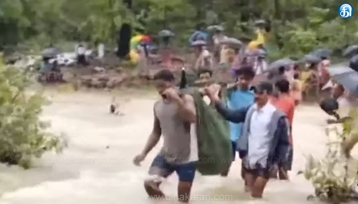 தெலுங்கானாவில் வேகமாக பரவும் மர்ம நோய்; சாலை வசதி இல்லாததால் டோலி கட்டி தூக்கி செல்லும் அவலம்..!!