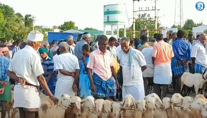 ஆடி மாதத்தையொட்டி களைக்கட்டிய விராலிமலை ஆட்டு சந்தை; ஒரே நாளில் ஒரு கோடி ரூபாய்க்கு மேல் விற்பனை.. வியாபாரிகள் குஷி..!!