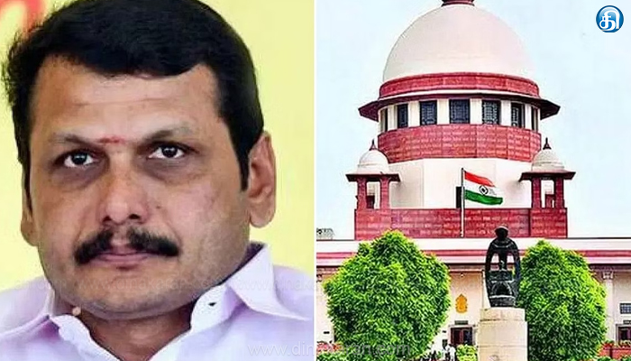 செந்தில் பாலாஜி தாக்கல் செய்த மேல் முறையீட்டு மனு மீது நாளை விசாரணை: உச்சநீதிமன்றம் அறிவிப்பு