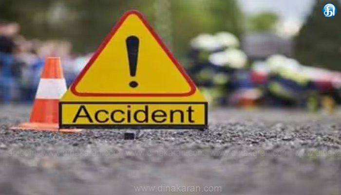 காஞ்சிபுரம் அருகே பைக் மீது லாரி மோதிய விபத்தில் கல்லூரி மாணவர்கள் இருவர் பலி