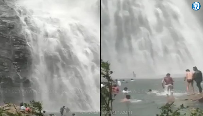 முத்யாலா தாரா நீர்வீழ்ச்சியில் சிக்கிய 80 சுற்றுலாப் பயணிகள் மீட்பு..!!