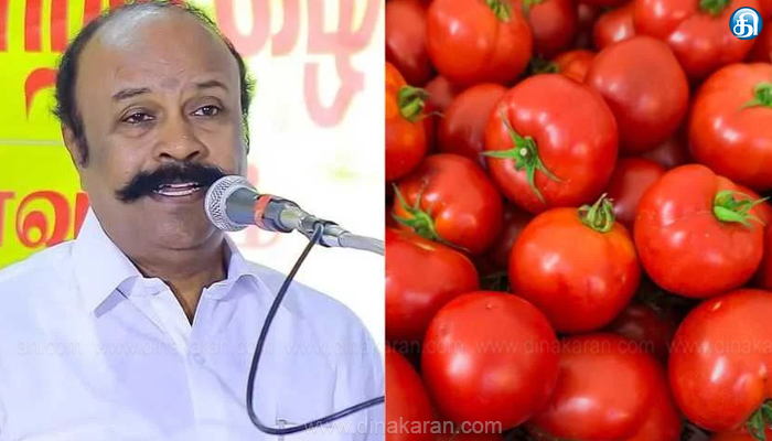 தக்காளி விலையை கட்டுப்படுத்துவது தொடர்பாக கூட்டுறவுத்துறை அமைச்சர் பெரியகருப்பன் இன்று ஆலோசனை..!!