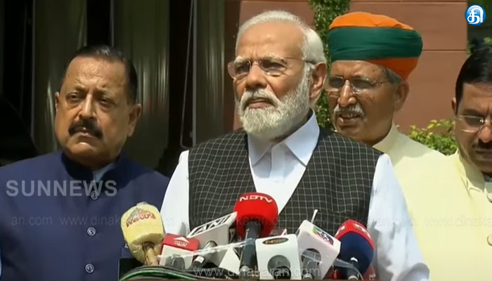 மணிப்பூர் மாநிலத்தில் பெண்களுக்கு நடைபெற்ற கொடூரங்களுக்கு பிரதமர் மோடி கண்டனம்