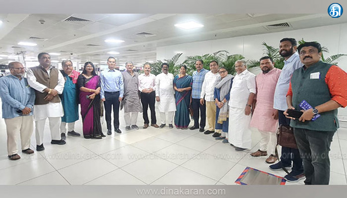 மணிப்பூர் ஆளுநருடன் எதிர்க்கட்சி எம்.பி.க்கள் சந்திப்பு