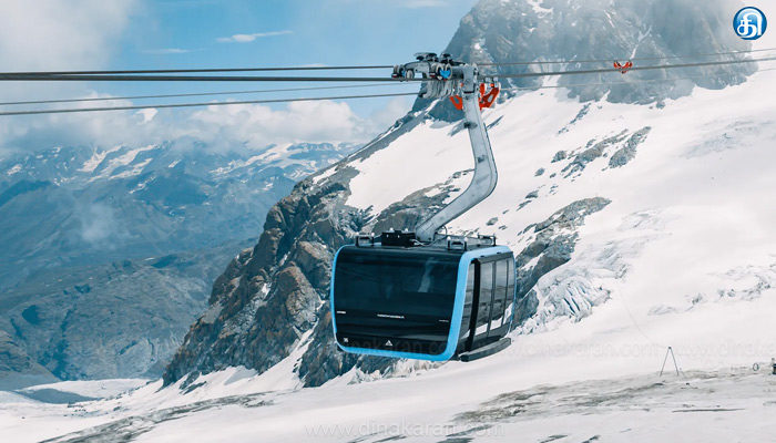 ஸ்விட்சர்லாந்து – இத்தாலி இடையே 2 மணி நேரத்தில் பயணிக்கும் கேபிள் கார் சேவை: சாகச விரும்பிகள் உற்சாகம்