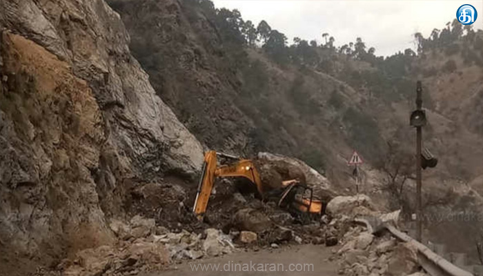 இமாச்சலப்பிரதேச மாநிலம் குலு மணாலியில் நிலச்சரிவு..!!