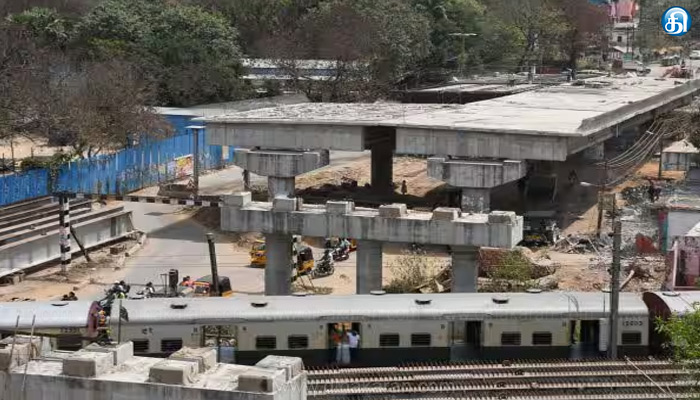 அதிமுக ஆட்சியில் கிடப்பில் போடப்பட்ட ரயில்வே மேம்பால பணி திட்டம் தொடக்கம்..!!
