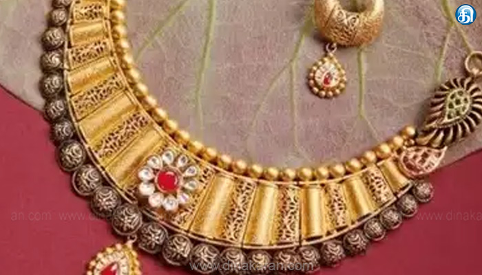 சென்னையில் ஆபரணத் தங்கத்தின் விலை சவரனுக்கு ரூ.40 உயர்ந்து 44,000-க்கு விற்பனை