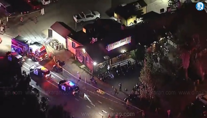 அமெரிக்காவின் கலிபோர்னியாவில் பாரில் ஓய்வுபெற்ற அரசு அதிகாரி நடத்திய துப்பாக்கிச்சூட்டில் 5பேர் உயிரிழப்பு..!!