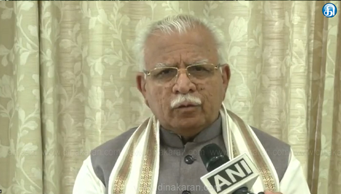 ஹரியானாவில் ஏற்பட்ட கலவரம் தொடர்பாக இதுவரை 116 பேர் கைது செய்யப்பட்டுள்ளனர்: முதல்வர் கட்டார் பேட்டி