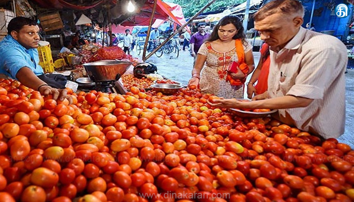 சென்னை கோயம்பேடு காய்கறி சந்தையில் தக்காளி விலை கிலோ ரூ.10 குறைந்து ரூ.90க்கு விற்பனை; பொதுமக்கள் மகிழ்ச்சி..!!