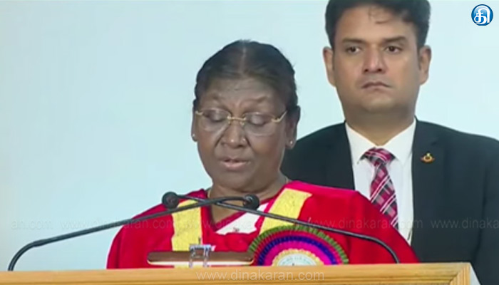 வளமான கலாச்சாரம், நாகரீகத்தை கொண்டது தமிழ்நாடு: பட்டமளிப்பு விழாவில் குடியரசு தலைவர் திரவுபதி முர்மு உரை