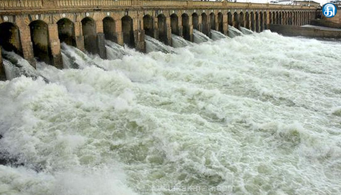 கர்நாடக அணைகளில் இருந்து காவிரி ஆற்றுக்கு 10,302கனஅடி நீர்திறப்பு..!!