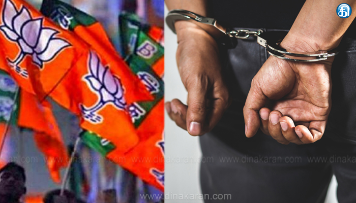 சங்கரன்கோவிலில் சுவர் விளம்பரம் எழுதுவதில் ஏற்பட்ட பிரச்சனையில் பாஜக நிர்வாகிகள் 2 பேர் கைது..!!