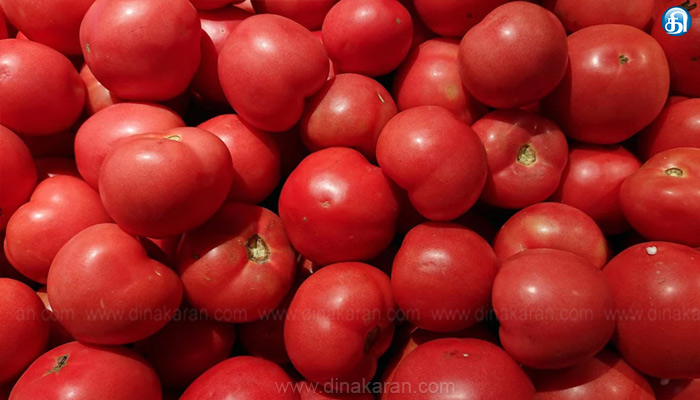 திருச்சி காந்தி சந்தையில் தக்காளி ரூ.70க்கு விற்பனை: தக்காளி வரத்து அதிகரிப்பு காரணமாக விலை குறைந்ததாக வியாபாரிகள் தகவல்