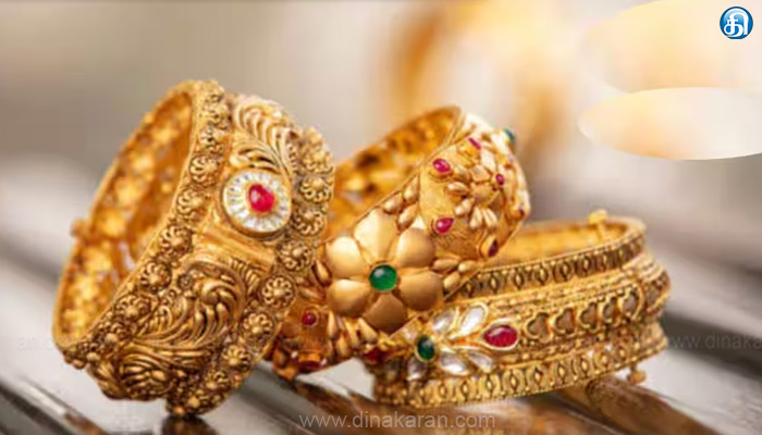 சென்னையில் 22 கேரட் ஆபரணத்தங்கத்தின் விலை சவரன் ரூ.80 உயர்ந்து ரூ.44,360-க்கு விற்பனை