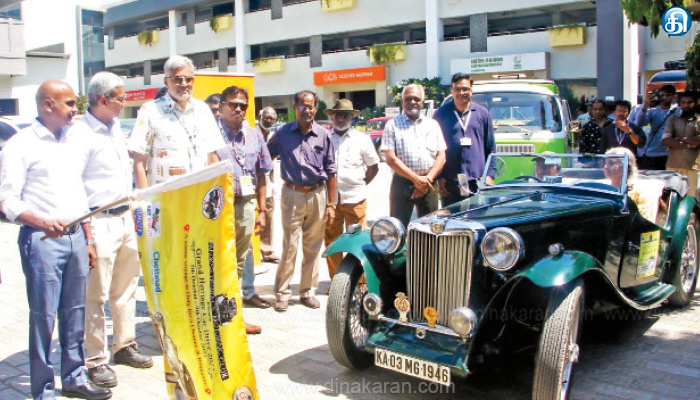 பழங்கால கார்கள்- கோவையில் இருந்து ஊட்டிக்கு அணிவகுப்பு.