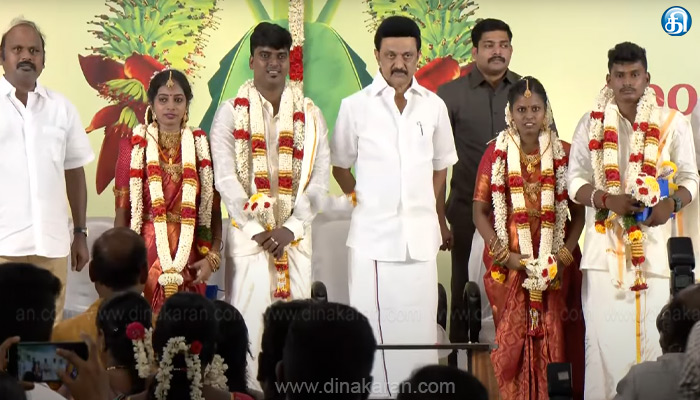 இந்து சமய அறநிலையத் துறை திருக்கோயில்கள் சார்பில்திருமணம்.