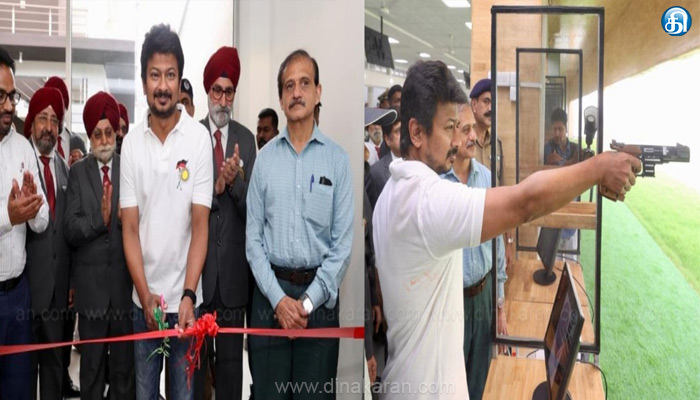 உதயநிதி-குரு நானக் கல்லூரி வளாகத்தில் துப்பாக்கி சுடுதல் விளையாட்டு பயிற்சி மையம்,