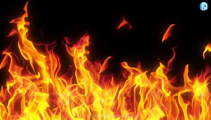 அம்பத்தூர்- தனியார் குடோனில் பயங்கர தீ விபத்து.