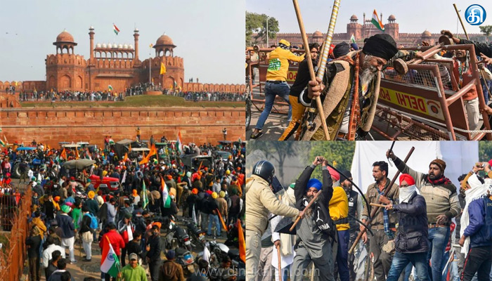 விவசாயிகளின் டெல்லி ஜலோ பேரணிபஞ்சாப் – ஹரியானா எல்லையில் பதற்றம்..