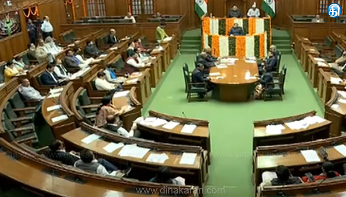 டெல்லி சட்டப்பேரவையில் இன்று நம்பிக்கை வாக்கெடுப்பு…