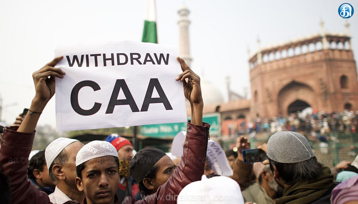 குடியுரிமை திருத்த சட்டம் (CAA) அமலுக்கு வந்ததாக ஒன்றிய அரசு அறிவிப்பு..